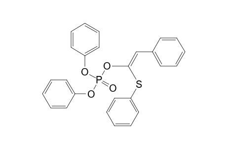 Phosphoric acid, diphenyl 2-phenyl-1-(phenylthio)ethenyl ester