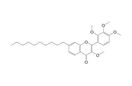 3,2',3',4'-tetramethoxy-7-decyl-flavone