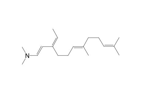 (1E,3Z,6E)-3-ethylidene-N,N,7,11-tetramethyldodeca-1,6,10-trien-1-amine