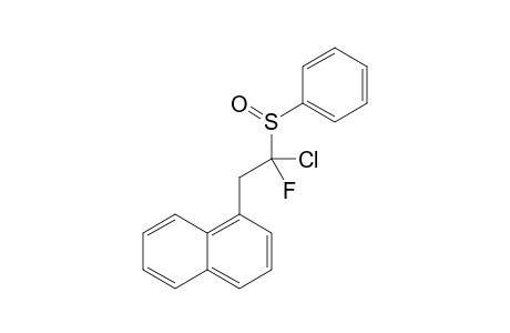 1-Chloro-1-fluoro-2-(1-naphthyl)ethyl phenyl sulfoxide