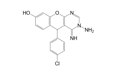 3-Amino-10-(4-chlorophenyl)-4-imino-3,10-dihydro-4H-9-oxa-1,3-diazaanthracen-7-ol