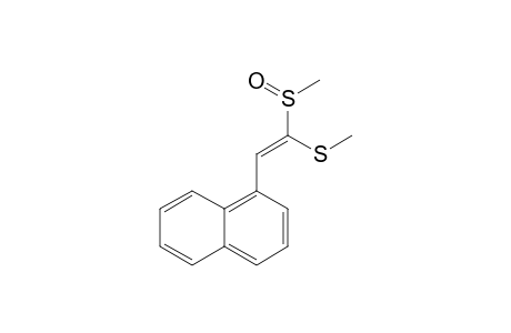 1-(1-Naphthyl)-2-(methylsulfinyl)-2-(methylthio)ethene