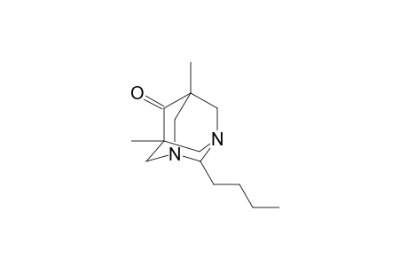 1,3-Diazaadamantan-6-one, 2-butyl-5,7-dimethyl-