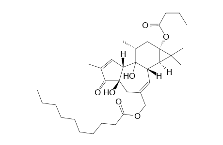 13-O-Butanoyl-20-O-decanoyl-12-deoxyphorbol