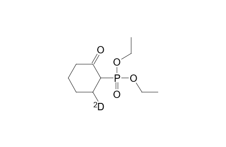 Phosphonic acid, (6-oxocyclohexyl-2-d)-, diethyl ester