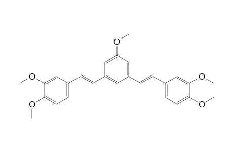 1,3-bis[(E)-2-(3,4-dimethoxyphenyl)ethenyl]-5-methoxy-benzene