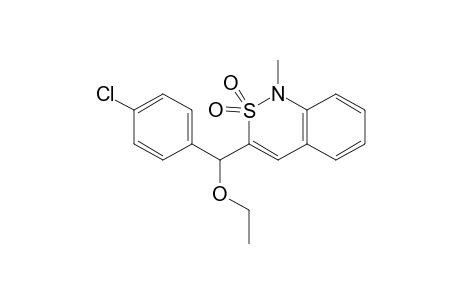 3-[(4-Chloro-phenyl)-ethoxy-methyl]-1-methyl-1H-benzo[c][1,2]thiazine 2,2-dioxide