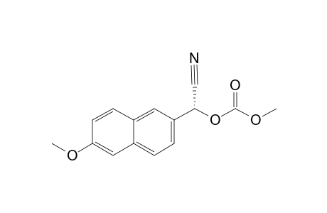 (R)-2-(Methoxycarbonyloxy)-2-(6-methoxy-2-naphthyl)acetonitrile