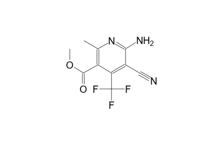 6-Amino-5-cyano-2-methyl-4-(trifluoromethyl)-3-pyridinecarboxylic acid methyl ester