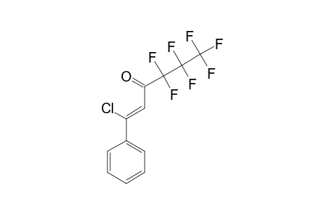 (Z)-1-CHLORO-4,4,5,5,6,6,6-HEPTAFLUORO-1-PHENYL-1-HEXEN-3-ONE