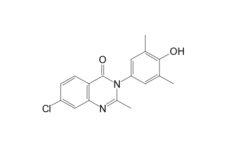 7-chloro-3-(4-hydroxy-3,5-xylyl)-2-methyl-4(3H)-quinazolinone