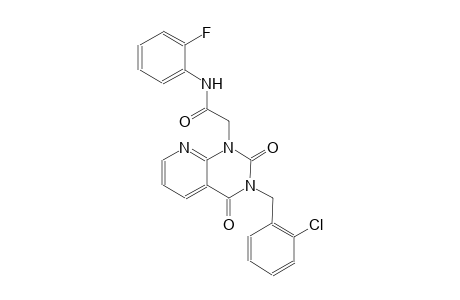 pyrido[2,3-d]pyrimidine-1-acetamide, 3-[(2-chlorophenyl)methyl]-N-(2-fluorophenyl)-1,2,3,4-tetrahydro-2,4-dioxo-