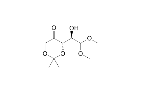 (4S)-4-[(1R)-1-hydroxy-2,2-dimethoxy-ethyl]-2,2-dimethyl-1,3-dioxan-5-one