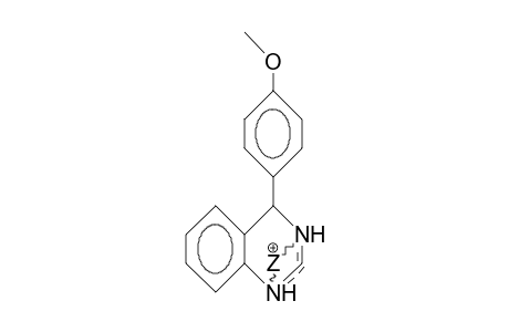 4-(4-Methoxyphenyl)-3,4-dihydroquinazolinium cation