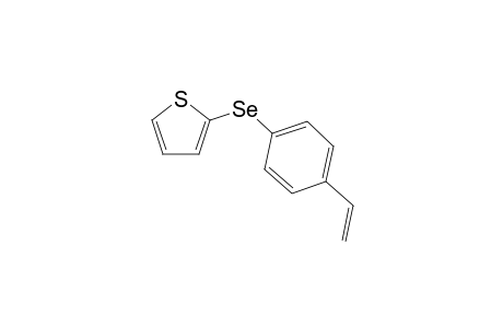 2-((4-Vinylphenyl)selanyl)thiophene