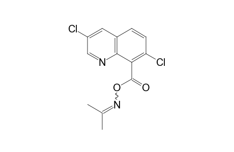 2-Propanone, O-[(3,7-dichloro-8-quinolinyl)carbonyl]oxime