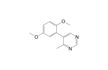 5-(2,5-Dimethoxyphenyl)-4-methylpyrimidine