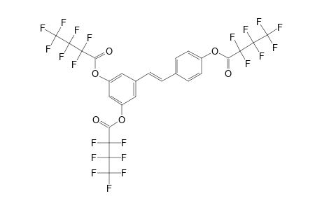 Resveratrol, o,o',o''-tri(heptafluorobutyryl)-