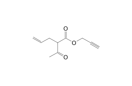 2-Acetyl-4-pentenoic acid prop-2-ynyl ester