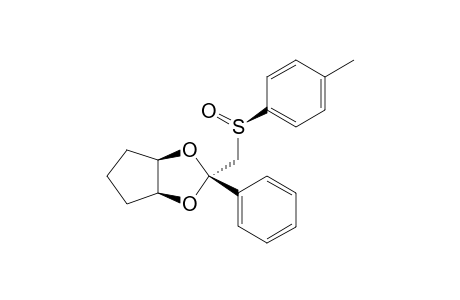 (Rs)-3-endo-Phenyl-3-exo-(p-tolylsulfinyl)methyl-2,4-dioxa-cis-bicyclo[3.3.0]octane