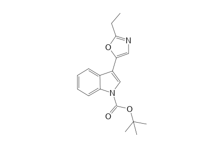 3-(2-Ethyl-5-oxazolyl)-1-indolecarboxylic acid tert-butyl ester