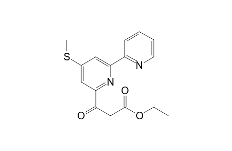6-(Ethoxymalonyl)-4-(methylthio)-2,2-bipyridine