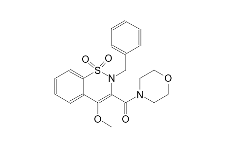 2H-1,2-benzothiazine, 4-methoxy-3-(4-morpholinylcarbonyl)-2-(phenylmethyl)-, 1,1-dioxide