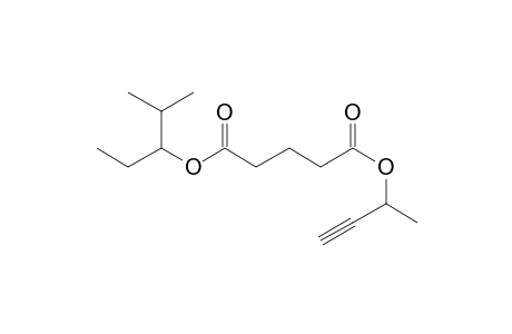 Glutaric acid, but-3-yn-2-yl 2-methylpent-3-yl ester