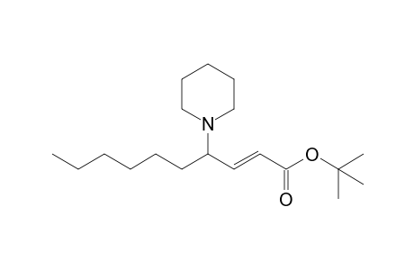 tert-Butyl (E)-4-(piperidin-1-yl)dec-2-enoate