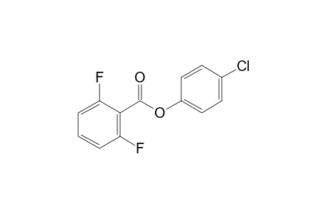 2,6-Difluorobenzoic acid, 4-chlorophenyl ester