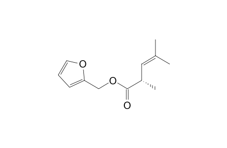 3-Pentenoic acid, 2,4-dimethyl-, 2-furanylmethyl ester, (S)-