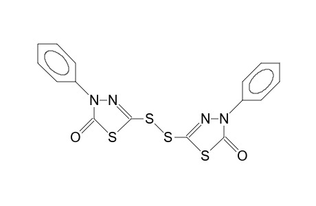5,5-Dithio-bis(3-phenyl-1,3,4-thiadiazol-2(3H)-one)