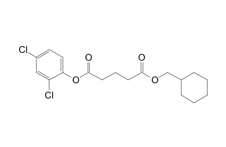 Glutaric acid, cyclohexylmethyl 2,4-dichlorophenyl ester