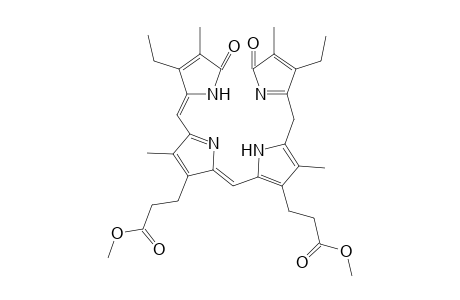 3,17-Diethyl-2,7,13,18-tetramethyl-8,12-dimethoxycarbonylethyl-1,15,19,21H-tetrahydro-1,19-dioxo-biline