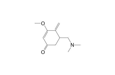 5-[(Dimethylamino)methyl]-3-methoxy-4-methylene-2-cyclohexen-1-one