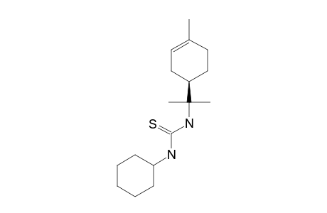 N-[1-(4R)-(4-ISOPROPYL-1-METHYL-CYCLOHEXENYL)]-N'-[2-(CYCLOHEXYL)]-THIOUREA