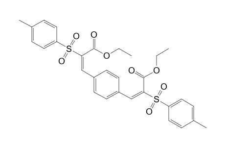 (E,E)-1,4-Bis(2-ethoxycarbonyl-2-tosylethenyl)benzene