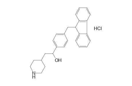 alpha-(alpha-FLUOREN-9-YL-p-TOLYL)-4-PIPERIDINEETHANOL, HYDROCHLORIDE