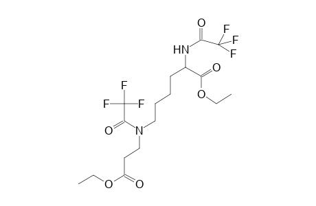 Lysine, N6-(3-ethoxy-3-oxopropyl)-N2,N6-bis(2,2,2-trifluoroacetyl)-, ethyl ester