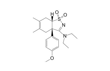 [(3aR,7aS)-1,1-diketo-3a-(4-methoxyphenyl)-5,6-dimethyl-7,7a-dihydro-4H-1,2-benzothiazol-3-yl]-diethyl-amine