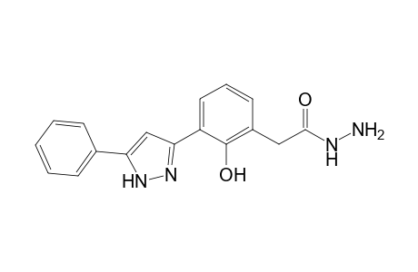 3-[3'-(Hydrazocarbonyl)methyl-2'-hydroxyphenyl]-5-phenylpyrazole