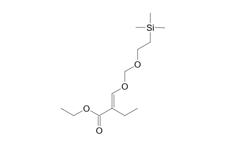 (E)-Ethyl 2-(((2-(trimethylsilyl)ethoxy)methoxy)methylene)butanoate