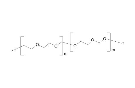 1,3,6-Trioxocane-1,3-dioxolane copolymer (with 67.3 mol% monomer units from trioxocane); copolyether-1,2