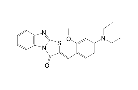 (2Z)-2-[4-(diethylamino)-2-methoxy-benzylidene]thiazolo[3,2-a]benzimidazol-1-one