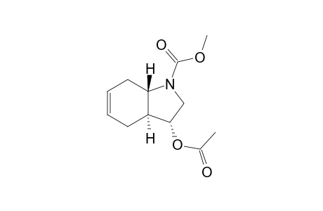 (3R,3aS,7aS)-3-acetoxy-2,3,3a,4,7,7a-hexahydroindole-1-carboxylic acid methyl ester