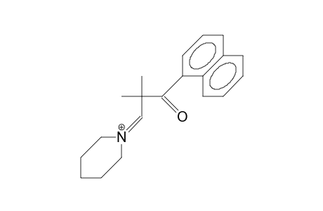 1-(2-Methyl-2-[1-naphthoyl]-propylidene)-piperidinium cation