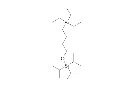 tri(propan-2-yl)-(4-triethylsilylbutoxy)silane