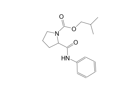 1-pyrrolidinecarboxylic acid, 2-[(phenylamino)carbonyl]-, 2-methylpropyl ester