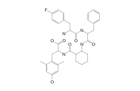 DMT-(1-S,2-R)-ACHC-PHE-PARA-F-PHE-NH2