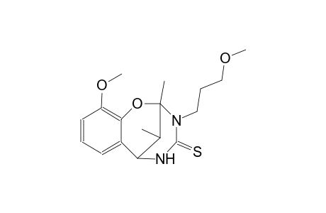 6-methoxy-10-(3-methoxypropyl)-9,13-dimethyl-8-oxa-10,12-diazatricyclo[7.3.1.0²,⁷]trideca-2,4,6-triene-11-thione